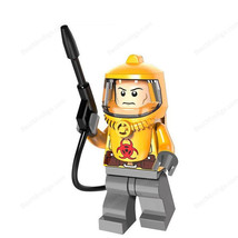 Nuclear Biohazard (Radiation Suit Orange Serious) Minifigures Toys Kids - $13.97