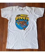 Vintage Muff Diver T-Shirt Mens Large R O A C H 70s Original Offensive L... - $128.24 CAD