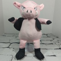 Pig Plush Biker Pink Piglet Born to Ride, Forced to Work Stuffed Animal ... - $9.89