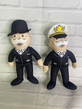 Mr. Monopoly Uncle Pennybags Plush Doll Lot Stuffed Toy Factory Black White Suit - £17.40 GBP