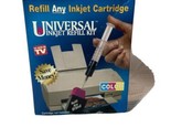 4-Color Universal Ink Refill Kit for Any Inkjet Printer Cartridge - £12.32 GBP