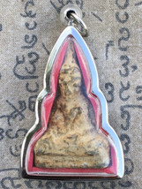 Rare Phra Takradan Kru-Boran Kanchanaburi Magic Pendant Top Thai Buddha Amulets - £23.97 GBP