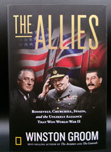 Winston Groom Allies: Roosevelt Churchill Stalin First Edition Signed Wwii Hc Dj - £35.96 GBP