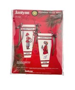 Janlynn Christmas Cross Stitch Chimney Stocking Boy or Girl 6.5 x 13 in. - £18.84 GBP