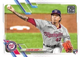 2021 Topps #US266 Sterling Sharp RC Rookie Card Washington Nationals ⚾ - £0.69 GBP