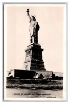 RPPC Statue of Liberty  New York City NY NYC 1940 Postcard W9 - £3.12 GBP