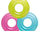 Intex, 43227-2120 Pack of 3: 30&quot; Transparent Tubes, Colors May Vary, Multi - £18.87 GBP