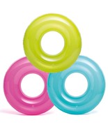 Intex, 43227-2120 Pack of 3: 30&quot; Transparent Tubes, Colors May Vary, Multi - £18.78 GBP