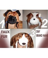 Super Soft D&amp;Y Faux Fur animals Dogs hats New!! - $136.60 MXN