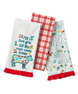 Pioneer Woman Country Animals Kitchen Towels 3-pc Embroidered 16&quot;W x 28&quot;... - $21.67