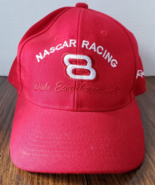 Dale Earnhardt Jr #8 Nascar Racing Strapback Red Hat Cap - £7.88 GBP