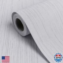 Biyoee White Grasscloth Peel &amp; Stick Wallpaper Texture Contact Paper 15.... - $51.34