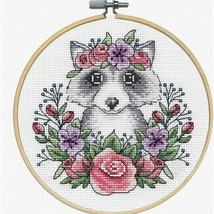 Janlynn Racoon Cross Stitch Kit - Stitching Fun by The Yard - $49.45