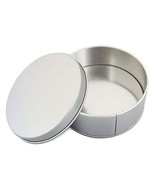 Fujiyuan 2 Pcs Round 32mm Tinplate Iron Tin Storage Case Container Boxes... - $127.97 MXN