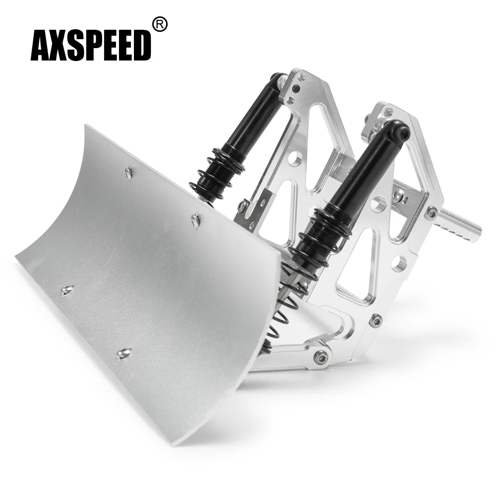  Metal Blade Snow Plow Shovel for Axial SCX10 II 90046 90047 90028 90027 TRX-4 1 - £28.58 GBP