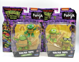 Tmnt Mutant Mayhem Turtle Tots : LEO/DONNIE &amp; RAPH/MIKEY Lot Target Exclusive - £26.29 GBP