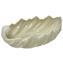 Vintage Lenox Porcelain Acanthus Leaf Candy Dish Ivory - £14.84 GBP