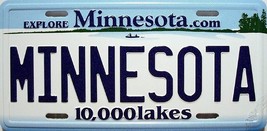 Minnesota State License Plate Novelty Fridge Magnet - $7.99