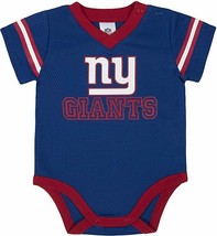 Gerber NFL New York Giants Baby Dazzle Bodysuit size 0-3 Month 1 piece - £19.57 GBP