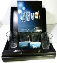 Nespresso 1 X 4 Glass Recipe &amp; 4 Recipe Spoons,In Brand Box With Sku, New - £518.38 GBP
