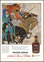 1950s Chivas Regal Scotch Whiskey PRINT AD Scotland&#39;s Prince Of Whiskies... - $121.83 MXN