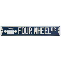 Jeep Four Wheel Drive Metal Sign Wall Decor Home Decoration Garage Man Cave - £19.92 GBP