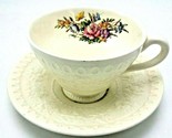 Wedgwood Wellesley Tintern AL9460 Taza y Platillo Par - $10.63