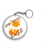 OH FOR FOX SAKE FUNNY QUOTE KEYCHAIN KEY FOB RING CHAIN CUTE COOL GIRL G... - €12,51 EUR+