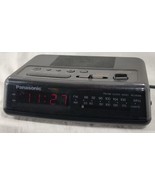 Panasonic Alarm FM AM Clock Radio RC-6066 24 Hour Digital Time Battery B... - $17.72