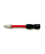 Milwaukee T15 Torx Alloy Steel Screw Driver Bit 2 In. Shockwave Impact Duty - £4.36 GBP