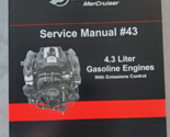 2014 Mercury Mercruiser Servizio Manuale #43 4.3L Benzina Motori 90-8M00... - £35.86 GBP