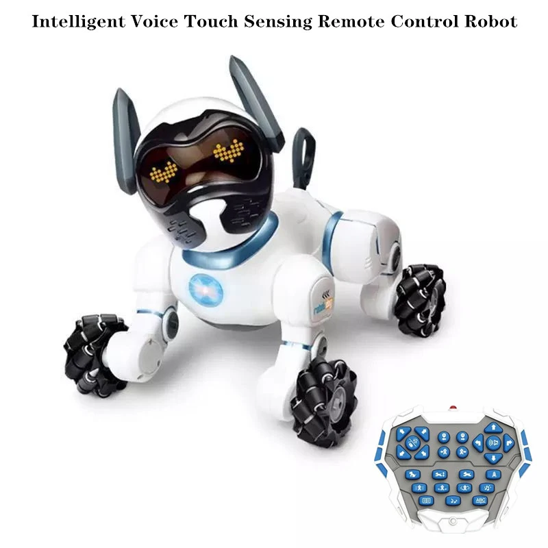 Smart robots dog voice dialogue children s educational toy rc robot dog singing dancing thumb200