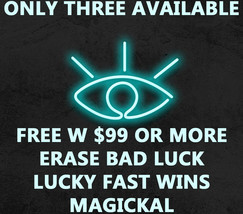  Free W $99 Or More Eliminate Bad Luck Draw In Lucky Fast Wins Ring Magick - £0.00 GBP