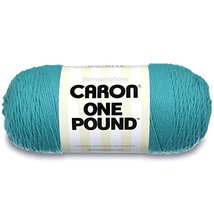 Caron One Pound Solids Yarn, 16oz, Gauge 4 Medium, 100% Acrylic - Kelly ... - $10.77