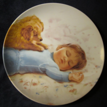 Waiting To Play Collector Plate Donald Zolan Children And Pets Puppy Dog - £16.02 GBP