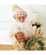 Santa Claus St Nicholas Plush Figurine With /Wreath Teddy Bear Gifts TJ ... - £15.47 GBP
