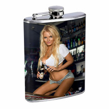 Country Pin Up Girls D5 Flask 8oz Stainless Steel Hip Drinking Whiskey - £11.06 GBP