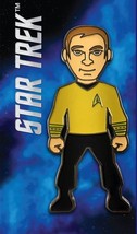 Classic Star Trek TV Series Captain Kirk Standing Figure Metal Enamel Pin UNUSED - £7.72 GBP