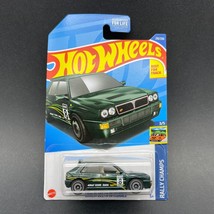Hot Wheels Lancia Delta Integrale Rally Champs Car Green Diecast 1/64 Scale - £7.22 GBP