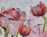 C&amp;F ~ Paris Tulip ~ 18&quot; x 18&quot; ~ Indoor/Outdoor Fade Resistant ~ Pillow C... - $28.05