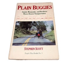 Plain Buggies Amish Mennonite &amp; Brethren Paperback by Stephen Scott - $2.87