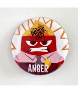 2015 Disney Inside Out Movie Button Pin Back Pixar Featuring Anger - £2.25 GBP