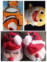 Baby shark and Nemo stuff figure with Santa slippers  - $39.96