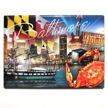 Baltimore Maryland souvenir fridge magnet Inner Harbor Skyline Maritime ... - £6.72 GBP