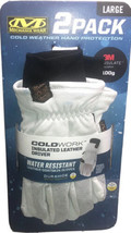 2Pair Large Mechanix Wear Durahide Insulated Driver ColdWork Winter Work Gloves - £23.12 GBP