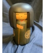 Vtg Kokeshi Wooden Doll Sansaku Sekiguchi 6.5 inches Made in Japan - £30.46 GBP