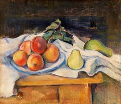 12569.Room Wall Poster.Interior art design.Paul Cezanne painting.Fruits on table - £12.73 GBP+