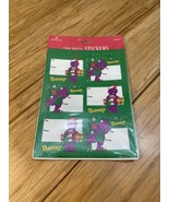 NEW Old Stock  Vintage 1993 Hallmark Christmas Barney Gift Tag Stickers ... - £9.78 GBP