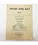Night and Day Sheet Music English &amp; French Text Cole Porter 1946 - $221.00 MXN