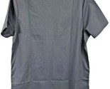 Scrub Top Gray Nurse Scrubstar Unisex V Neck 2-Way Stretch Size Small New - $14.84